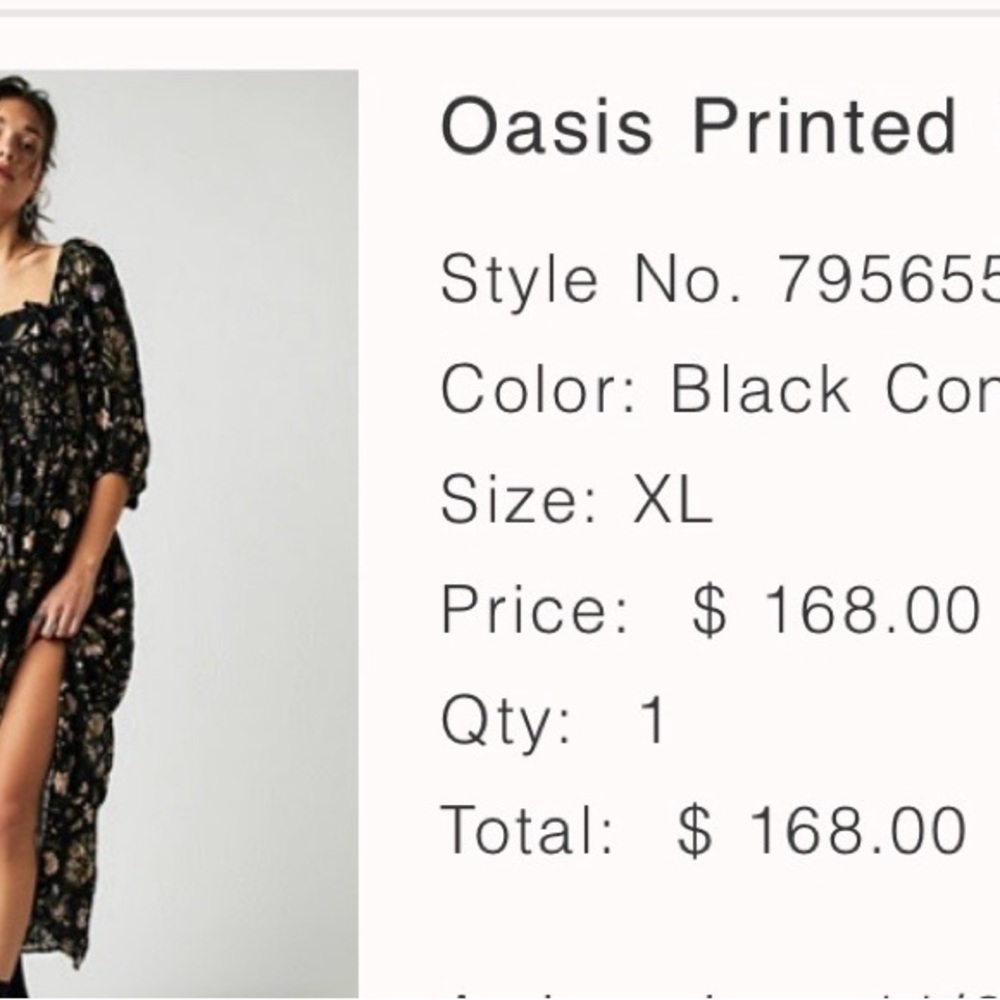 FP Oasis Printed Midi, XL - Picture 5 of 5